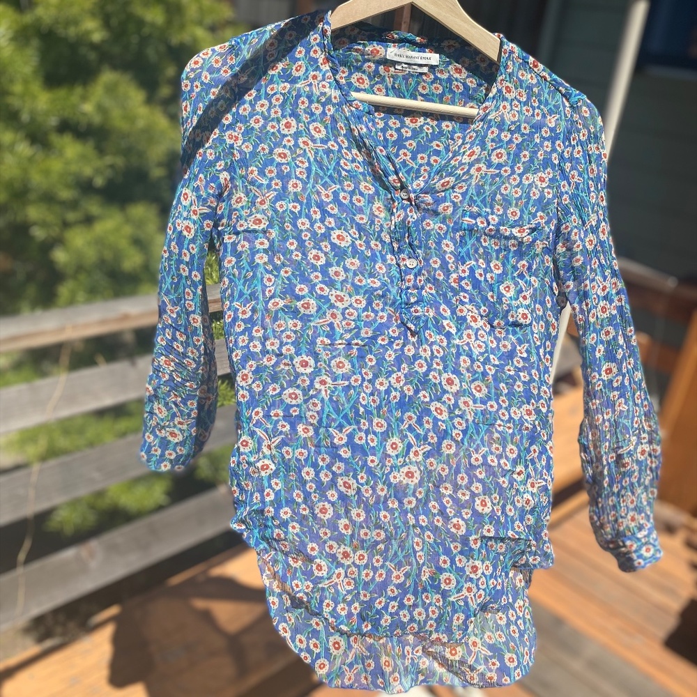 Isabel Marant Silk Floral Blouse